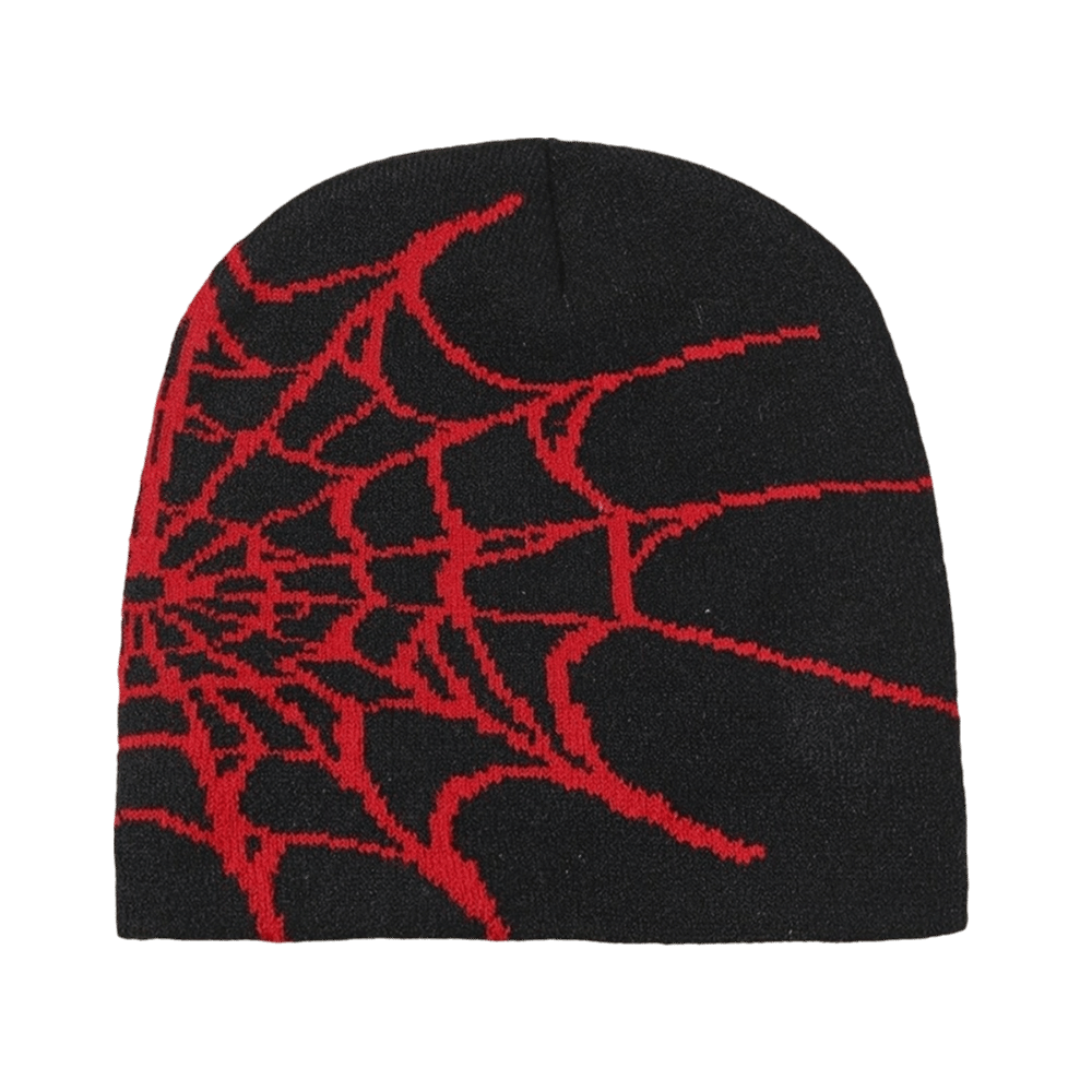 Gothic Soft Spider Web Pattern - огляд і ціна Beanie Cuffed Knit