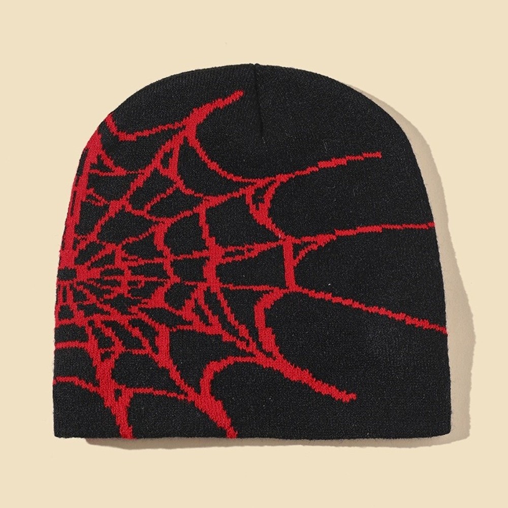 Gothic Soft Spider Web Pattern - огляд і ціна Beanie Cuffed Knit