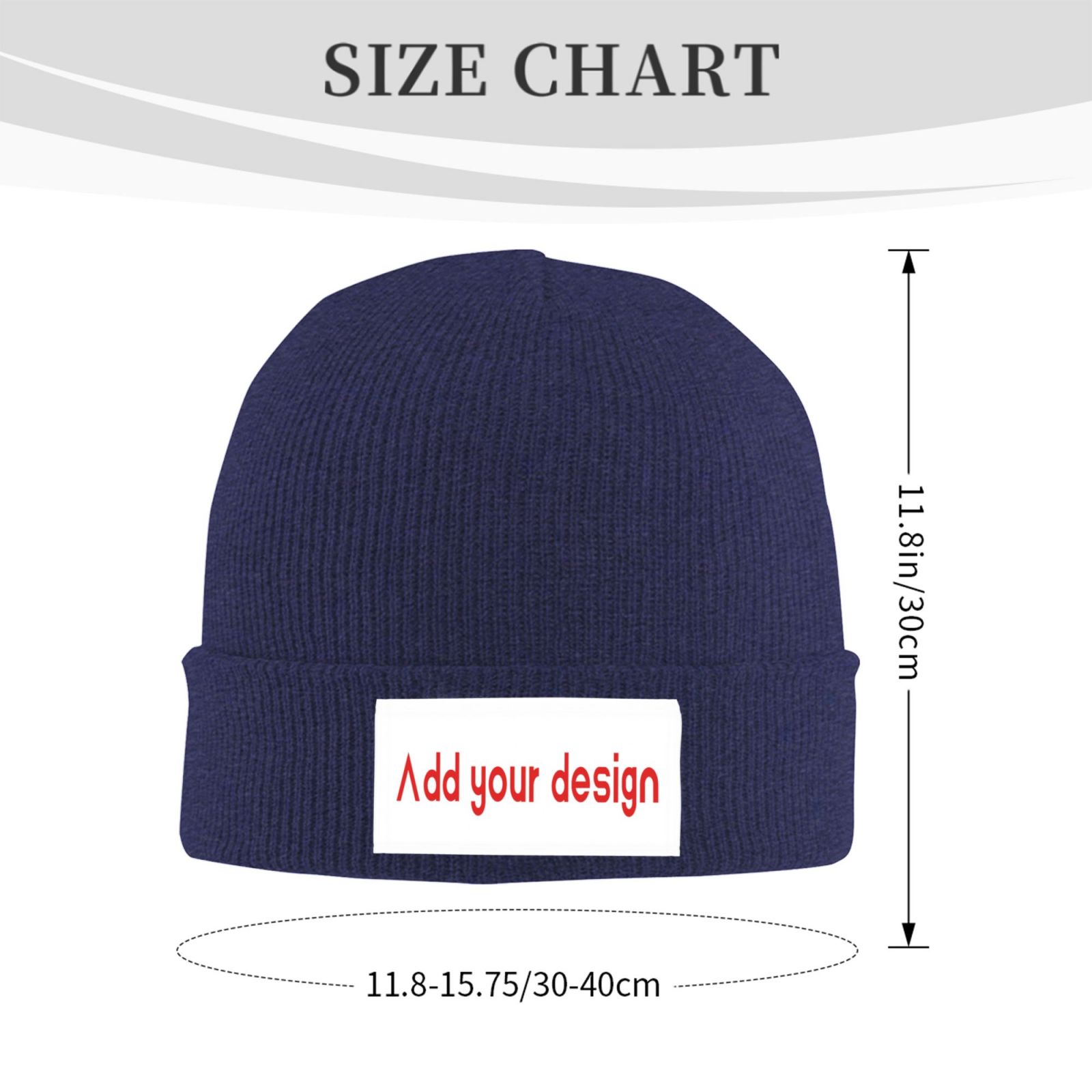 Custom Beanie Hat Personalized - огляд і ціна Beanie Cuffed Knit
