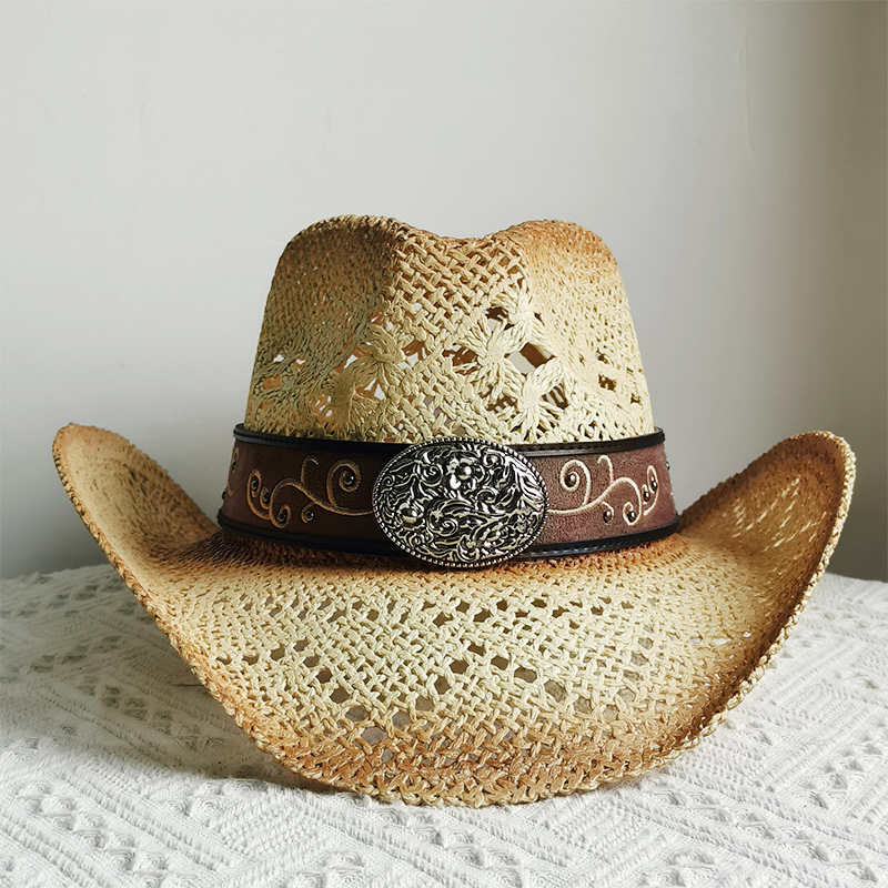 new Men Cowboy Straw hat women - огляд і ціна Cowboy Hat Straw