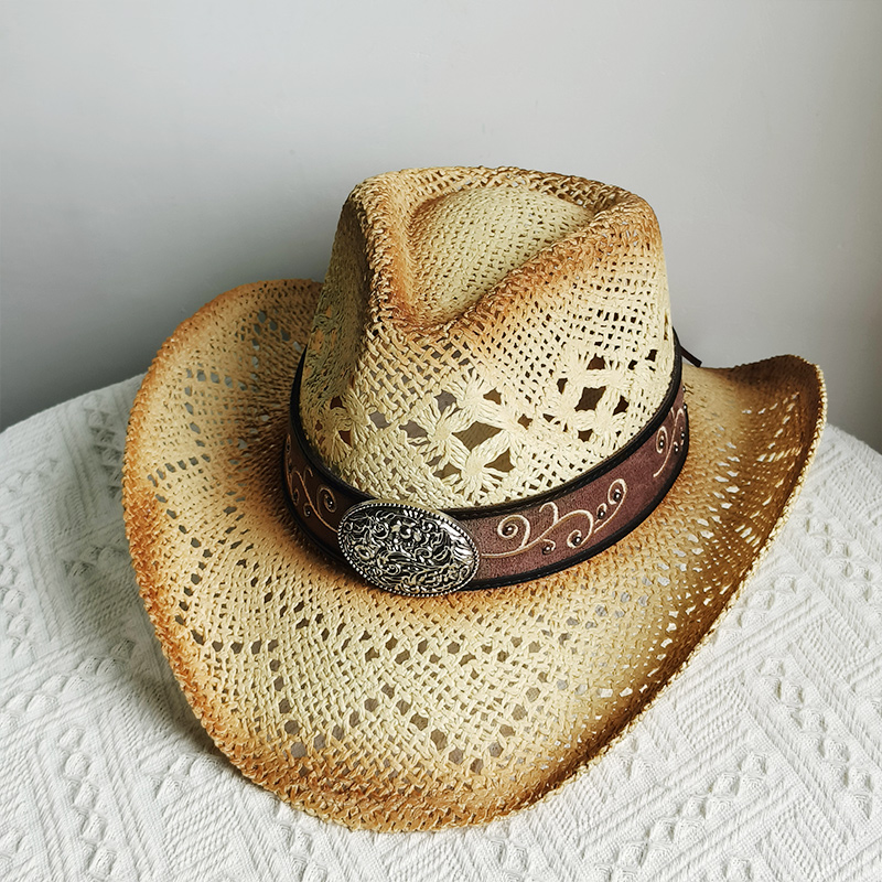 new Men Cowboy Straw hat women - огляд і ціна Cowboy Hat Straw
