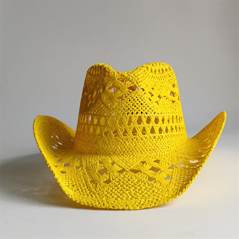 Women's hats cowboy hat retro  - огляд і ціна Cowboy Hat Straw
