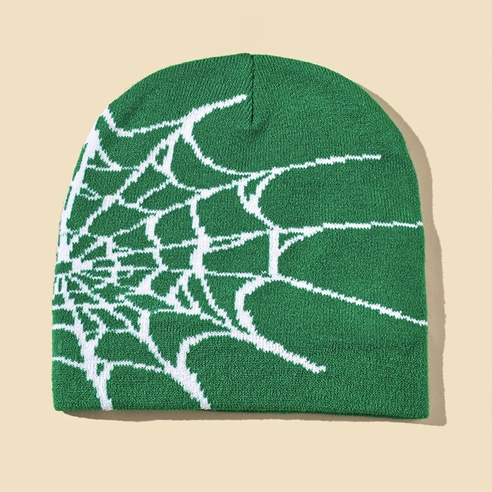 Hip-hop Soft Spider Web Patter - огляд і ціна Beanie Cuffed Knit