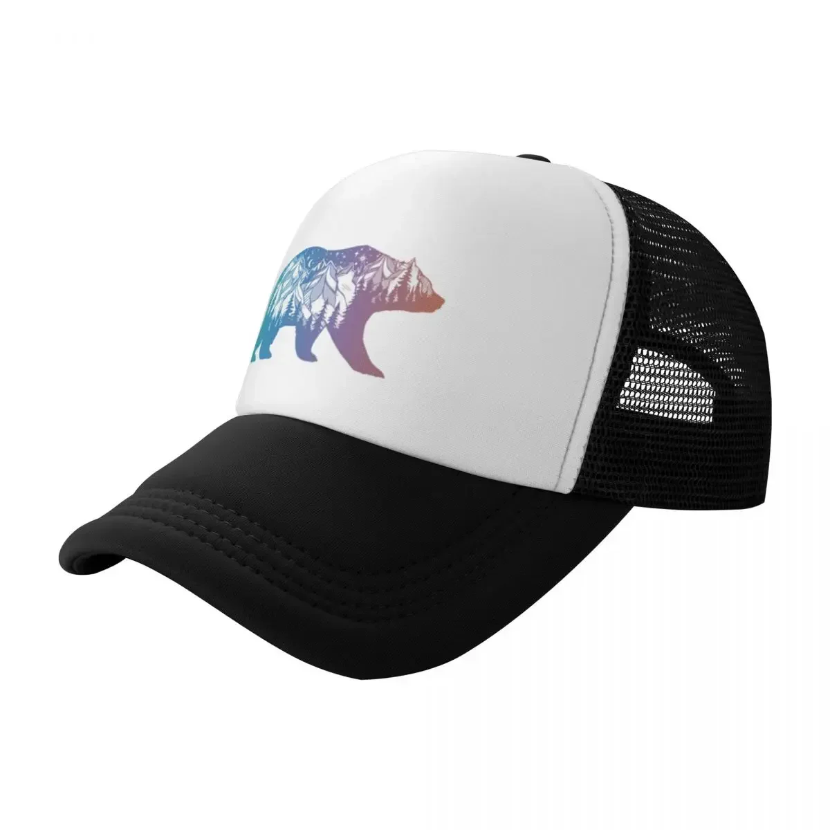 California Bear With Mountains - огляд і ціна Trucker Cap Mesh
