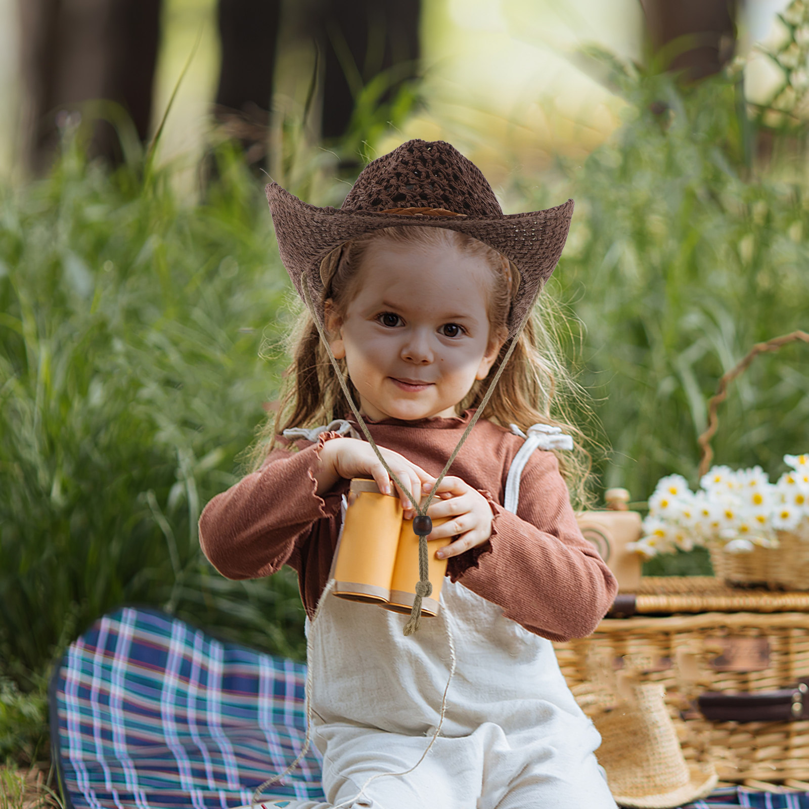 Straw Cowboy Hat Kids Breathab - огляд і ціна Cowboy Hat Straw