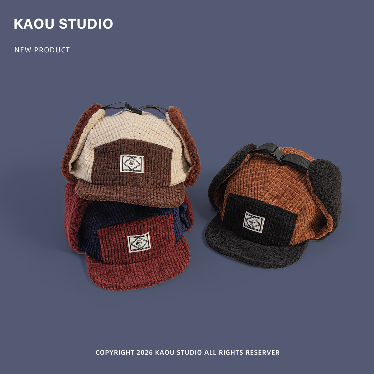 Korean Waffle Corduroy Vintage - огляд і ціна Corduroy Cap 5 Panel