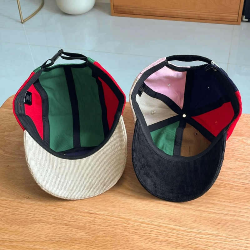 Unisex Color Block Corduroy Ba - огляд і ціна Corduroy Cap 5 Panel